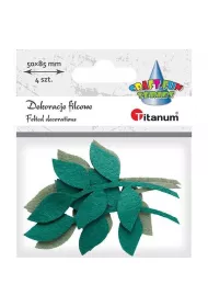 Titanum Filcowe li�cie na ga��zce mix 4 szt.