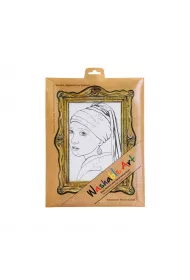 Strigo Funny Mat White - Johannes Vermeer, Dziewczyna z per�� 25x35 cm