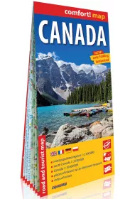 Kanada (Canada) comfort! map laminowana mapa samochodowo - turystyczna