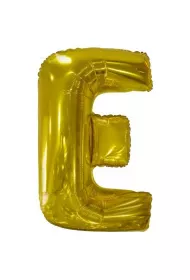 Amscan Balon foliowy litera E z�ota 56,5x86cm