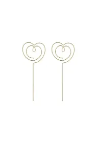 PartyDeco Topperki Serce z�oty 12x4,5cm 2 szt