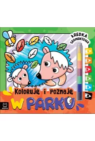 W parku. Kredka segmentowa. Koloruj� i poznaj�