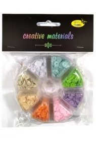 Galeria Hobby Cekiny pastelowych 8 kolor�w, 6mm, 40g