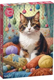 Puzzle 1000 el. Knitty Cat CherryPazzi