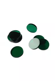 Crafters etony puste akryl transparent ciemnozielone 10 szt.