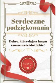 Yeku Karnet Podzi�kowania