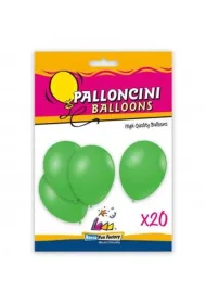 Balony lateksowe zielone 26 cm 20 szt.