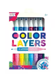 Ooly Flamastry dwustronne Color Layers 8 szt.