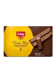 SCHAR Twin Bar wafelki w czekoladzie bezglut.(,3x) 3 x 21.5 g