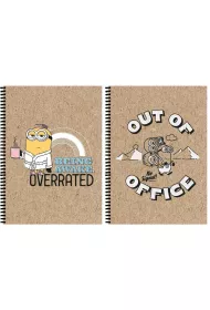 Beniamin Koozeszt A4 Minionki kratka 80 kartek 5 szt.