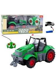 Traktor rolniczy R/C zielony 1:24 LeanToys