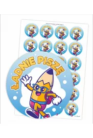 LearnHow Naklejki pochwa�y - �adnie pisz� 24 szt.