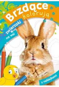 Brzd�ce koloruj� zwierzaki na wsi