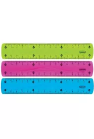 Centrum Linijka plastikowa Flexible 15 cm