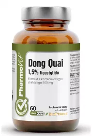 Pharmovit Dzigiel chiski (dong quai) ekstrakt (500 mg) suplement diety 90 g