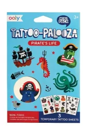 Tatua�e zmywalne mini Tattoo Palooza - Piraci Ooly