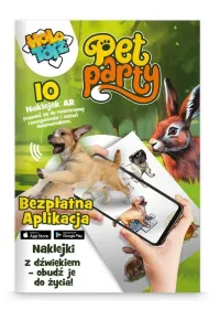 Holotoyz Naklejki dla dzieci AR Pet Party