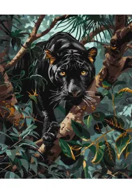 Ideyka Malowanie po numerach - Pantera 40x50cm