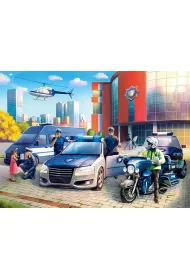 Puzzle 100 el. Police Station Castorland