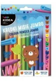 Derform Kredki Misie Jumbo 12 szt.
