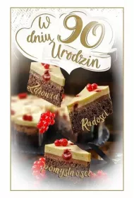 AbCard Kartka okoliczno�ciowa Urodziny 90