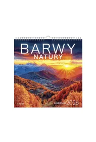 Opress Kalendarz 2026 wieloplanszowy kwadrat Barwy Natury