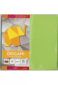 Interdruk Papier do origami Fluo + Pastele 14 x 14 cm 100 kartek