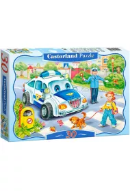 Puzzle 30 el. Policja droga do szko�y Castorland