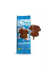 Cocoa Lizak z czekolady kokosowej bez dodatku cukrw 15 g Bio