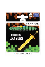 Starpak Kredki woskowe Pixel Game 484792 12 szt.