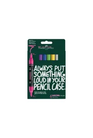 Marker akrylowy Multimark Vibrant Faber-Castell 6 kolor�w