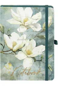 Antra Notes B6 Kratka Botonical Magnolia