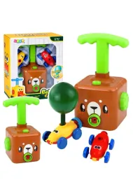 Zabawka edukacyjna wyrzutnia balon�w autek Mi� LeanToys