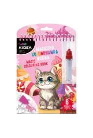 Magiczna wielorazowa kolorowanka wodna Kot