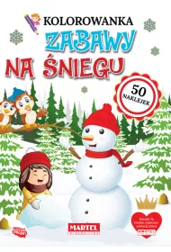 Kolorowanka Zabawy na niegu