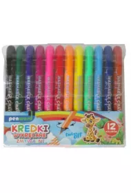 Polsirhurt Kredki wykr�cane zmywalne 12 kolor�w