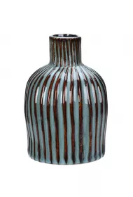 H&S Decoration Wazon porcelanowy Stripes 15 cm
