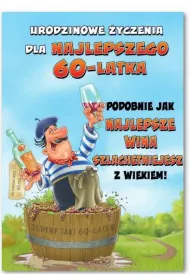 Trend Kartka okoliczno�ciowa Urodziny 60 MF22
