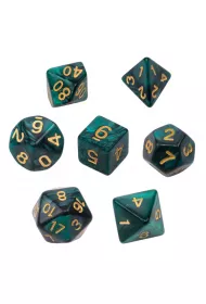 Komplet koci  RPG - Perowe - Ciemnozielone Rebel