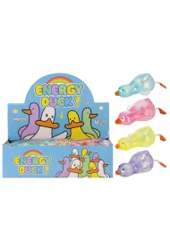Zabawka wyciskana Kaczka brokat 12cm mix MEGA CREATIVE 567894