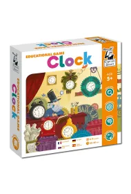 Captain Smart. Clock. Educational game