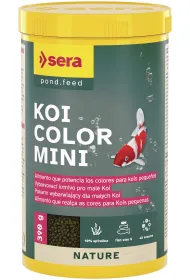Sera Koi Color Mini, granulat - pokarm postawowy dla Koi 390 g