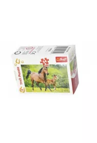 Puzzle mini 54 el. �wiat koni 2 Trefl