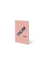 Milan Zeszyt klejony A5/48K g�adki r�owy