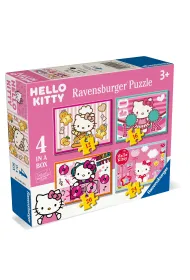Puzzle dla dzieci 4w1 Hello Kitty 12+16+20+24 el. Ravensburger