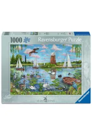 Puzzle 1000 Life along the Broads Ravensburger