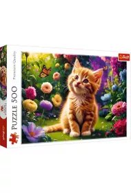 Puzzle 500 Uroczy kotek TREFL
