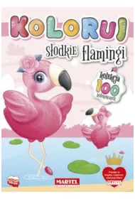 S�odkie flamingi. Koloruj