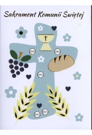 Henry Karnet B6 Komunia - Krzy� niebieski