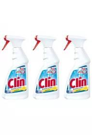Clin Pyn do mycia szyb Windows&Glass Citrus zestaw 3 x 500 ml